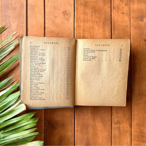 VINTAGE Solitaire Card Game Books Bundle - 1924 & 1928 - Picture 15 of 16